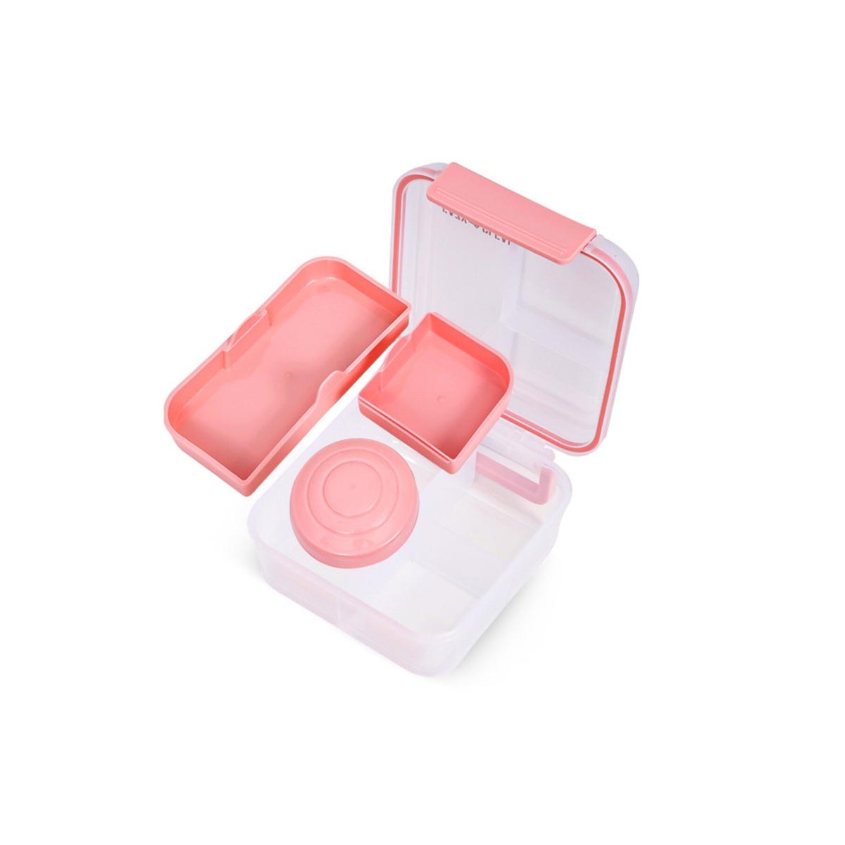 إيزي كيدز علبة غداء بنتو قابلة للتحويل بـ3/4/5 أقسام سعة 1250 مل مع وعاء صوص 150 مل