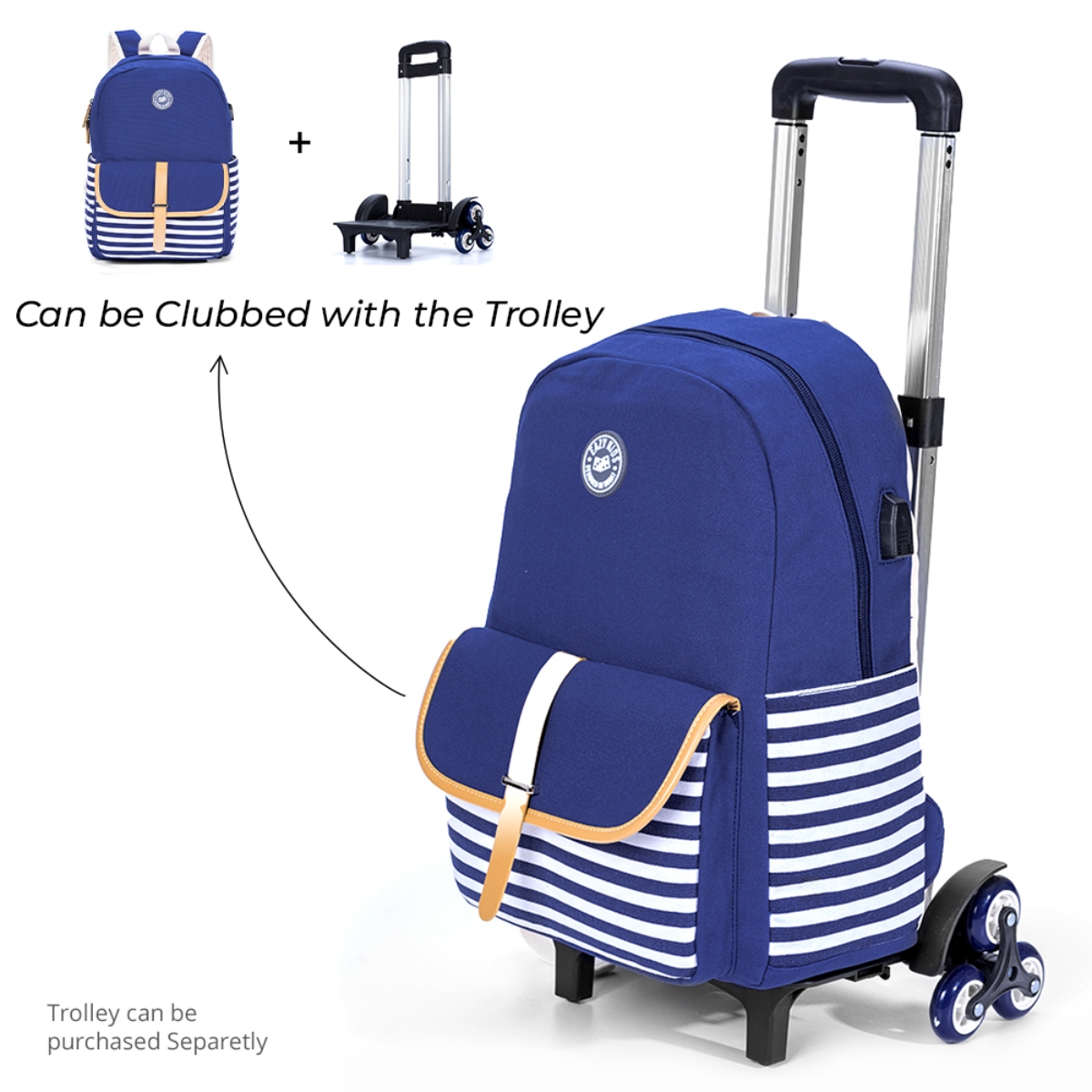 إيزي كيدز حقيبة مدرسية كلاسيكية باللون الأزرق للجنسين من عمر 3 إلى 4 سنوات