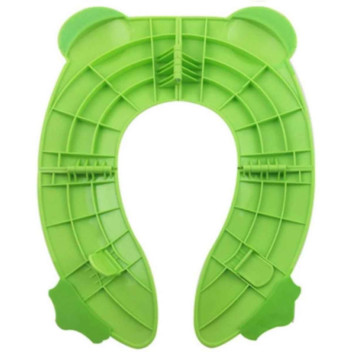 إيزي كيدز نونية سفر قابلة للطي باللون الأخضر مع حقيبة حمل