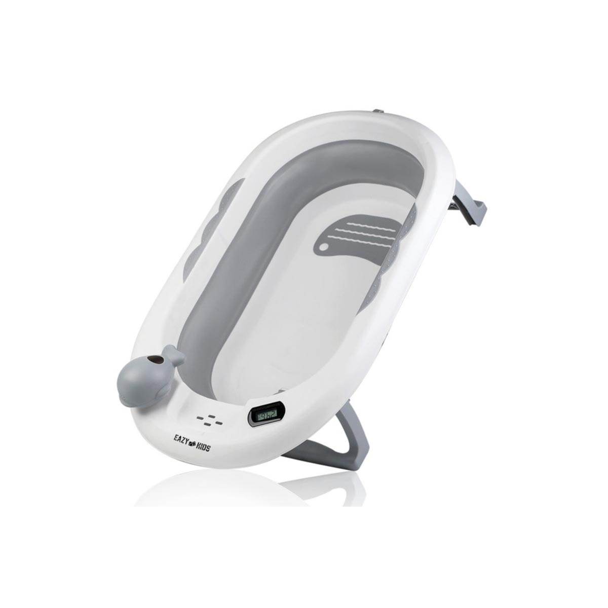 إيزي كيدز حوض استحمام قابل للطي مع تحكم بدرجة الحرارة - للأطفال الصغار، 0-2 سنوات