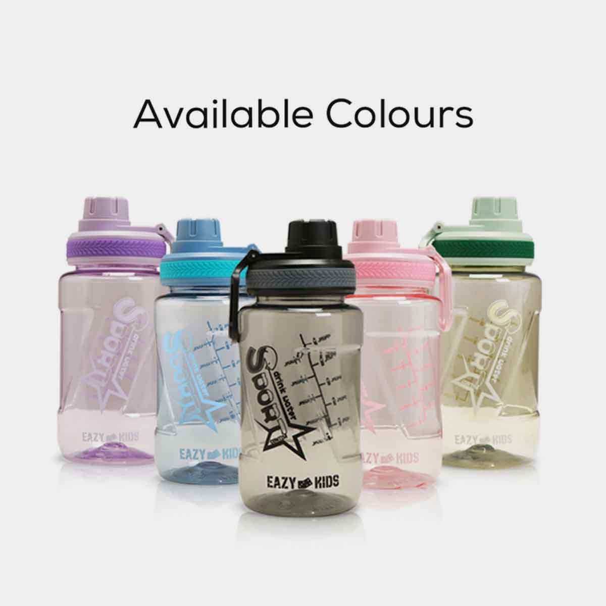 إيزي كيدز زجاجة ماء رياضية سعة 550 مل بتصاميم منوعة