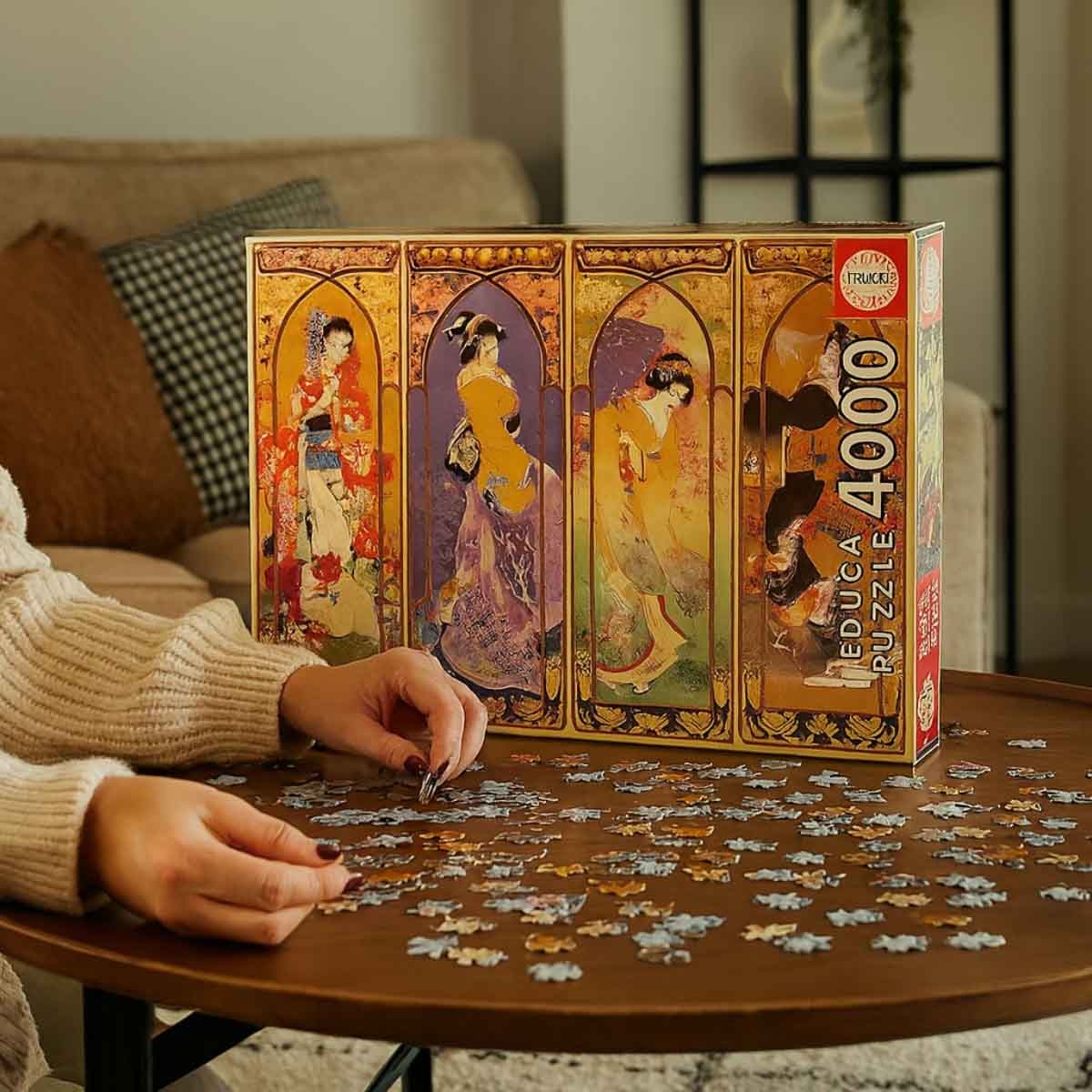 إدوكا لغز تركيب كولاج ياباني للجنسين، 13+ سنوات