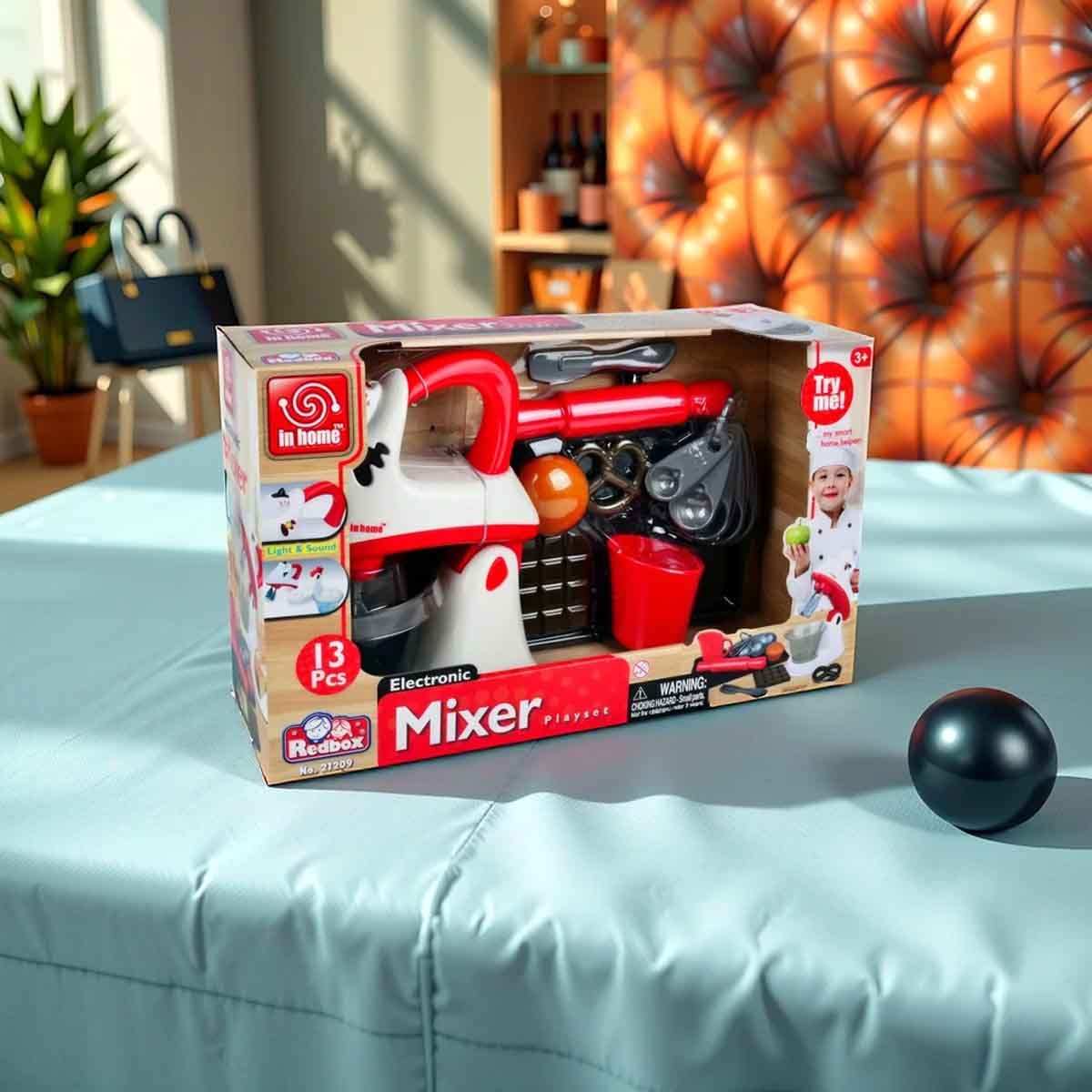 ريد بوكس مجموعة خلاط إلكتروني، للجنسين، من عمر 3 إلى 4 سنوات