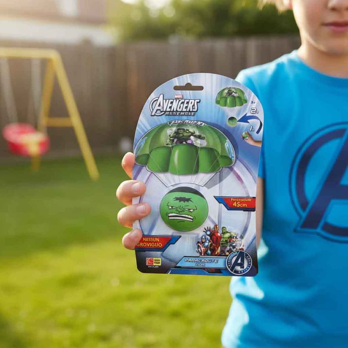 إيولو لعبة المظلي باراشوترز هالك من مارفل للأولاد، 5-7 سنوات