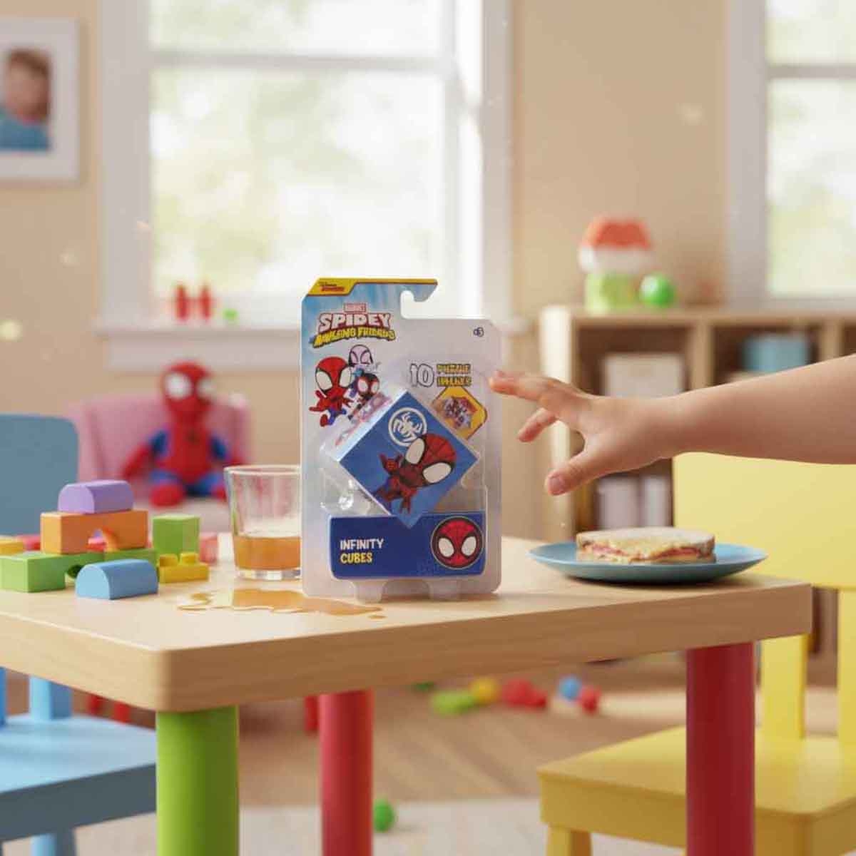 إيولو مكعبات إنفينيتي سبايدرمان من مارفل للأولاد، 3-4 سنوات