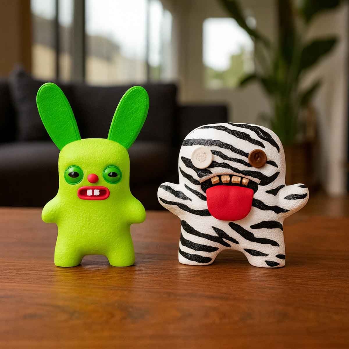 فاجلر شخصيات وحوش قابلة للتخصيص منوعة للجنسين، عمر 5-7 سنوات، عبوة من 2