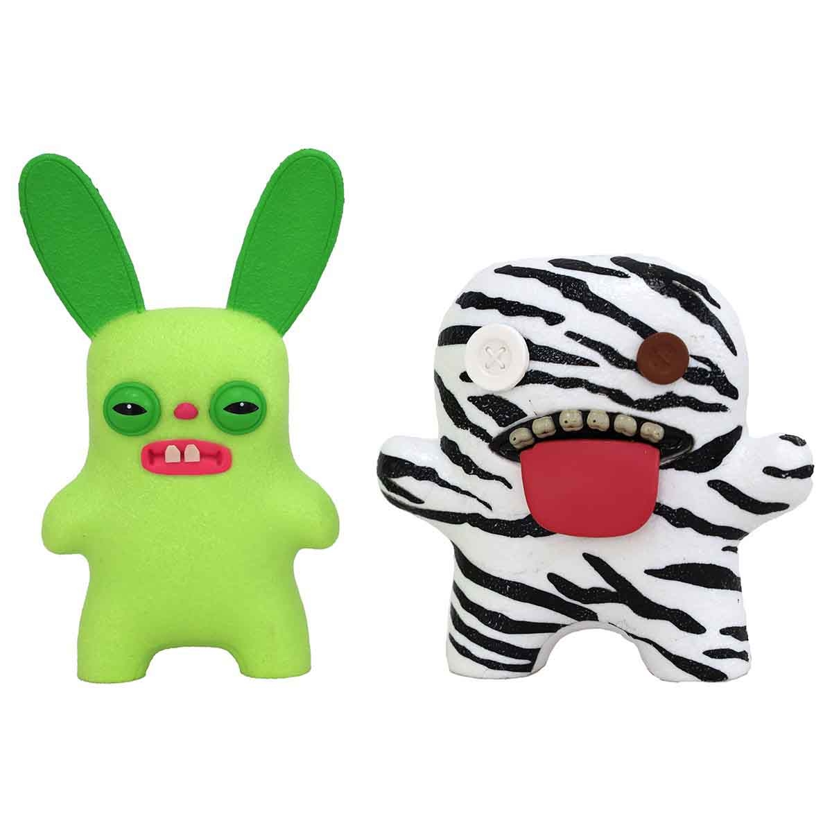 فاجلر شخصيات وحوش قابلة للتخصيص منوعة للجنسين، عمر 5-7 سنوات، عبوة من 2