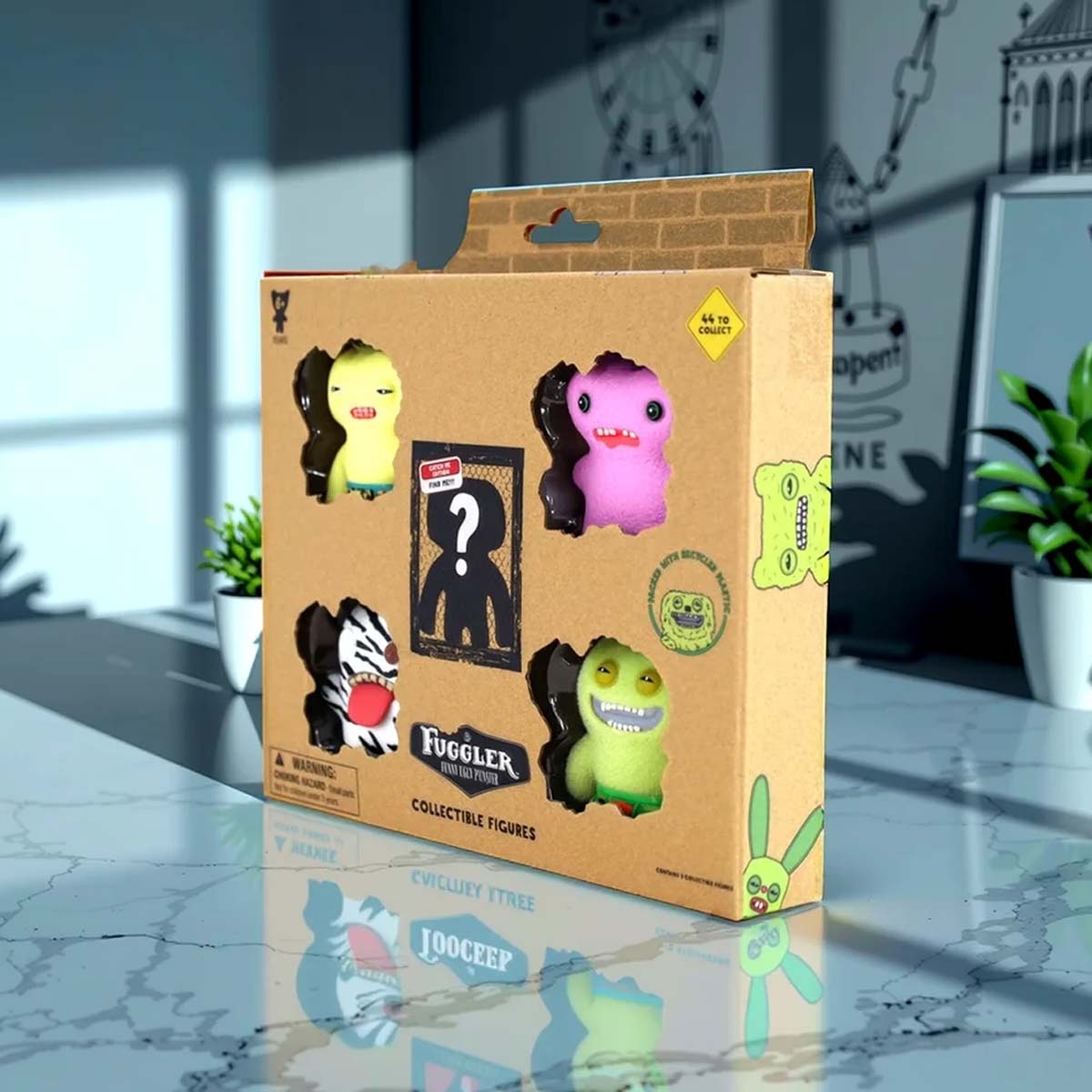 فاجلر مجموعة شخصيات أكشن مضحكة وحش قبيح متنوعة للجنسين عمر 5-7 سنوات مجموعة من 5