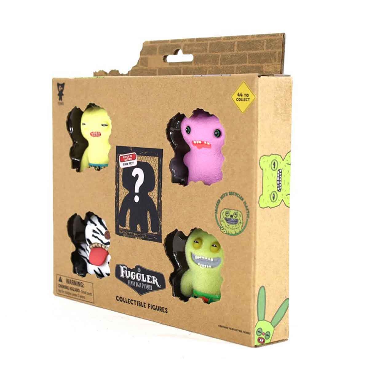 فاجلر مجموعة شخصيات أكشن مضحكة وحش قبيح متنوعة للجنسين عمر 5-7 سنوات مجموعة من 5