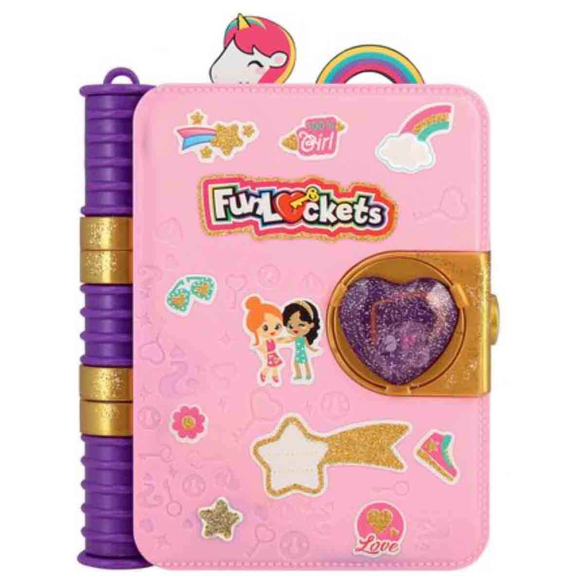 فن لوكيتس مفكرة سرية إصدار لامع للفتيات عمر 5-7 سنوات