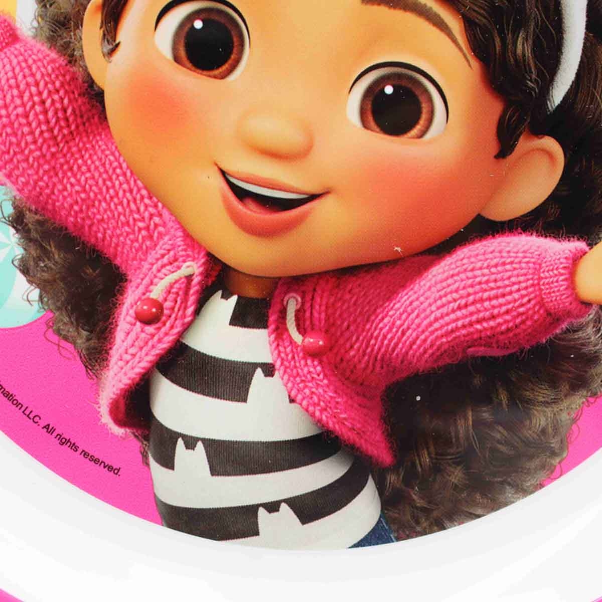 جابيز دولهاوس طقم إفطار أطفال من 3 قطع آمن للاستخدام في الميكروويف