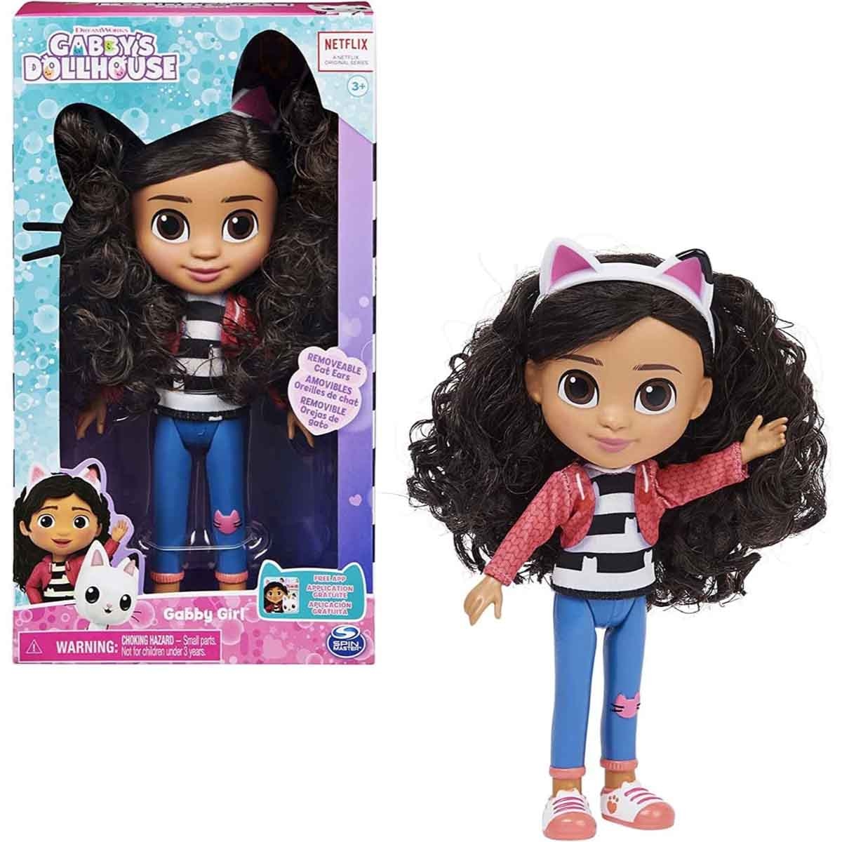 جابي دالهاوس دمية جابي بطول 8 إنش للفتيات عمر 3-4 سنوات
