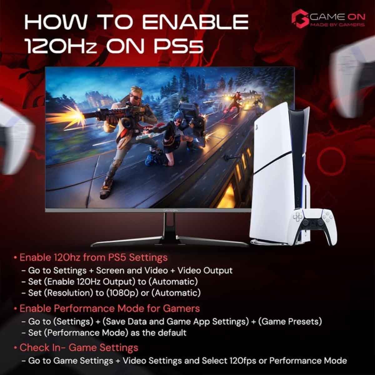 جيم أون شاشة ألعاب FHD بحجم 24" 75Hz VA سوداء موديل GB24F75