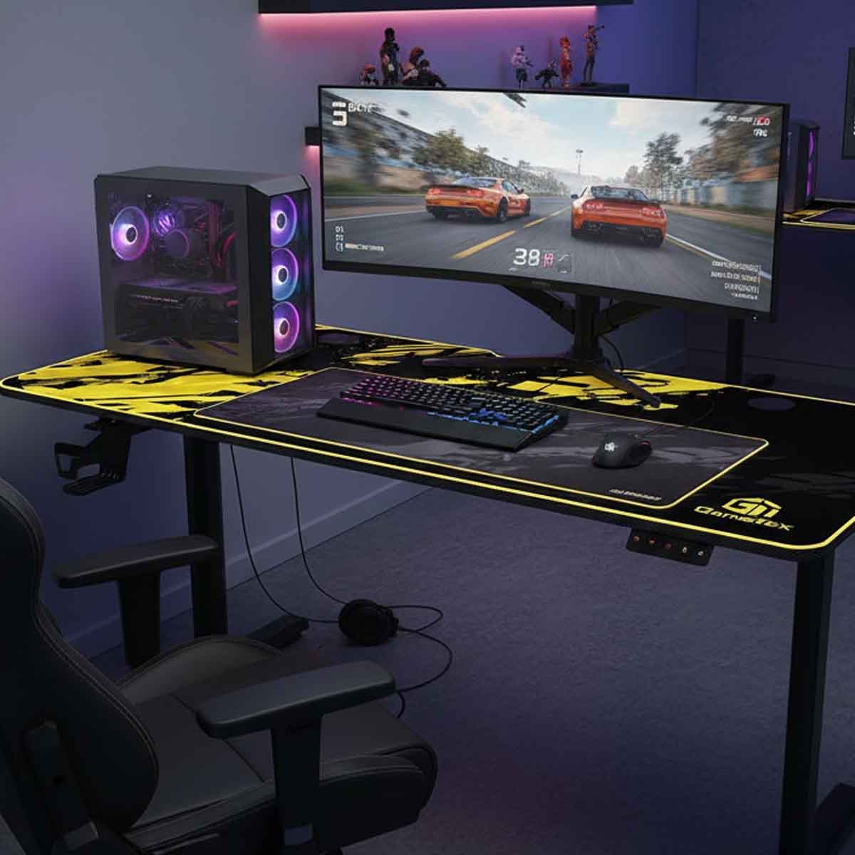 جامرتك أحمر/أسود مكتب ألعاب جي تي إيليفيت إكس