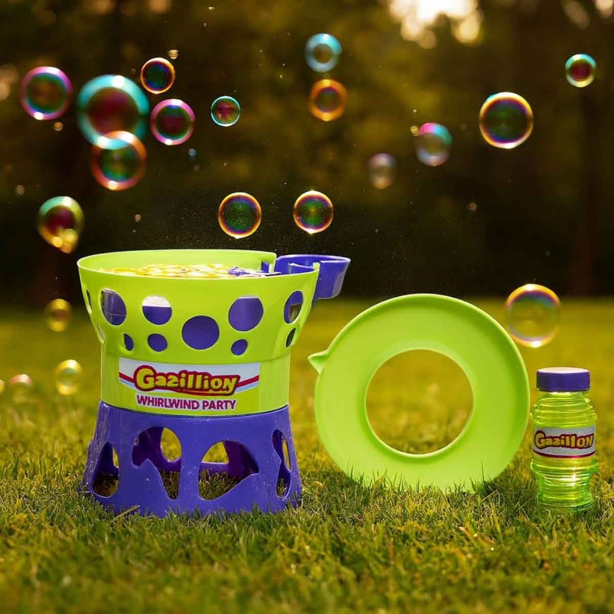جازيلين ويرلويند بارتي آلة فقاعات إلكترونية مع عبوة محلول للجنسين، 3-4 سنوات