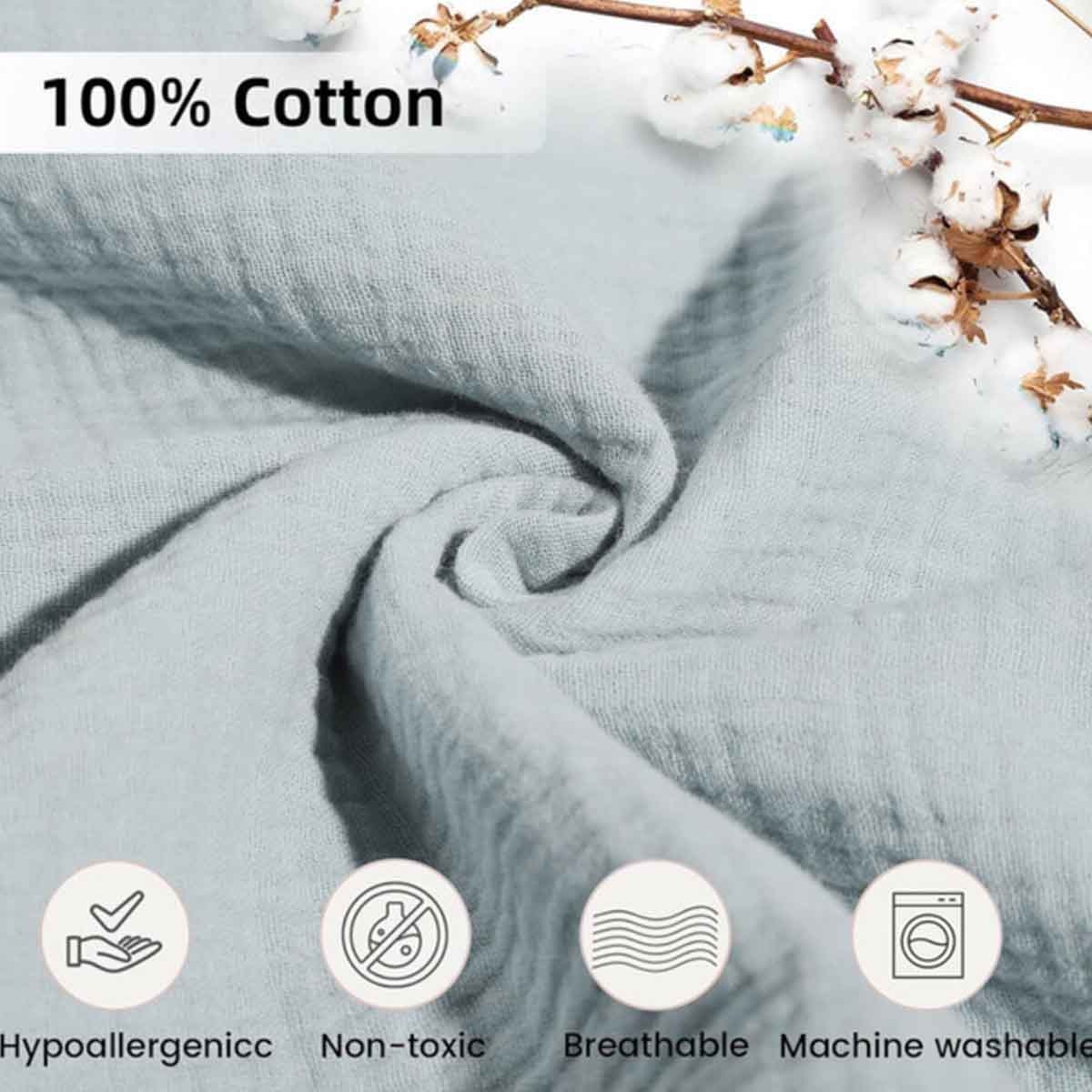 ليتل ستوري سرير نوم محمول للأطفال باللون الرمادي