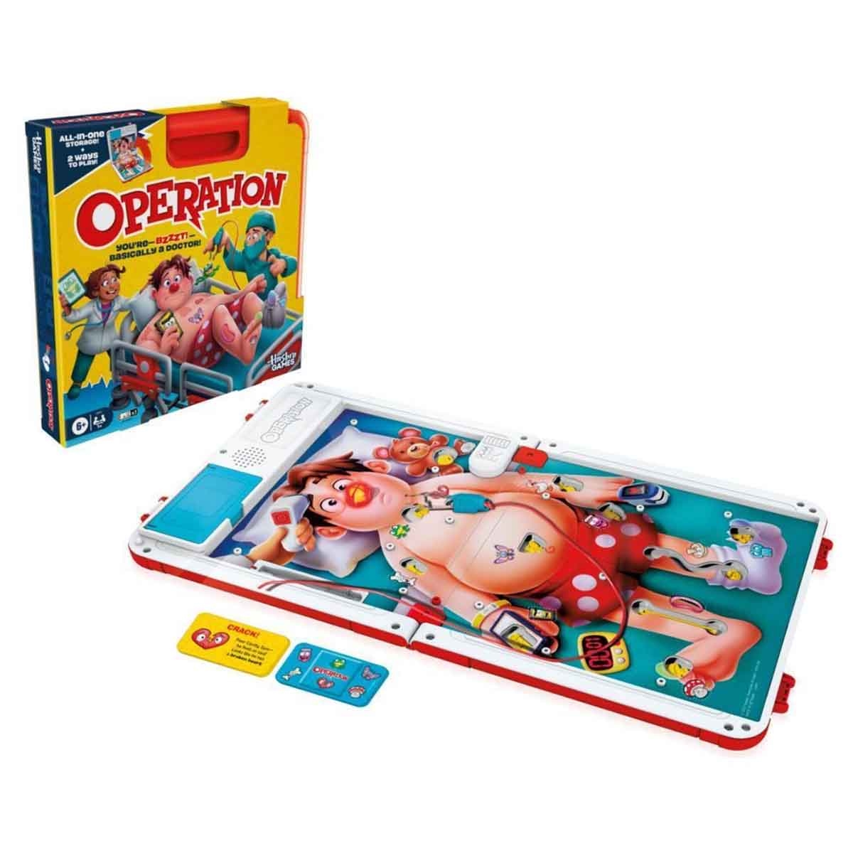 هاسبرو مجموعة لعبة من هو؟ وأوبريشن مع لعبة الشطرنج من أنكيت تويز، للجنسين، 5-7 سنوات