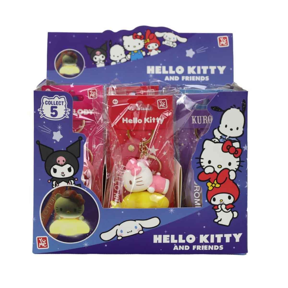 هالو كيتي ميدالية نجمة مضيئة منوعة للبنات، 5-7 سنوات