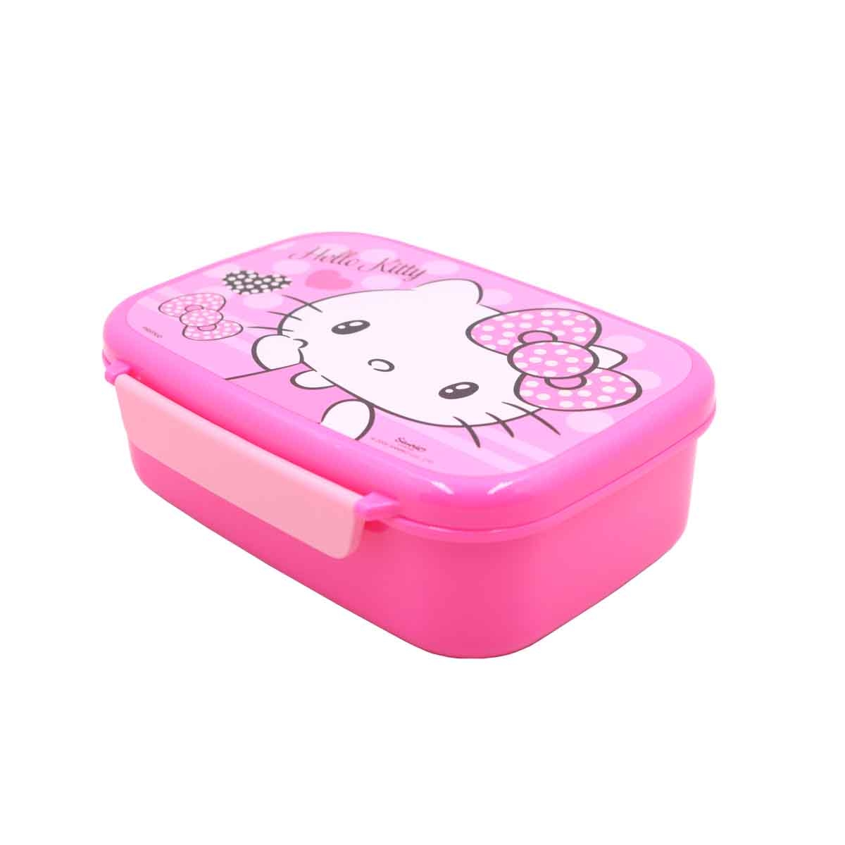 هيلو كيتي صندوق غداء سانريو مضاد للتسرب مع صينية داخلية