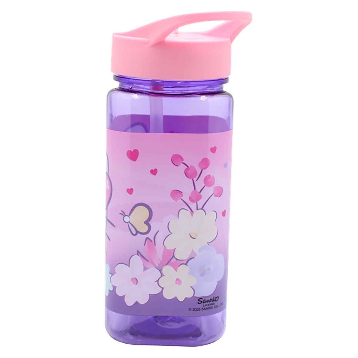 هيلو كيتي زجاجة ماء مربعة بتصميم لطيف ومضغوط