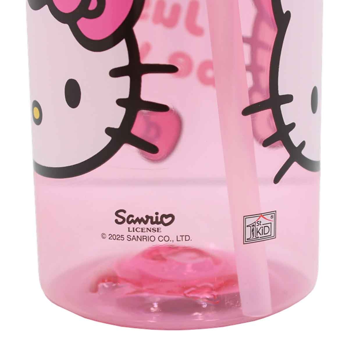 هيلو كيتي زجاجة ماء وردية سانريو سعة 600 مل