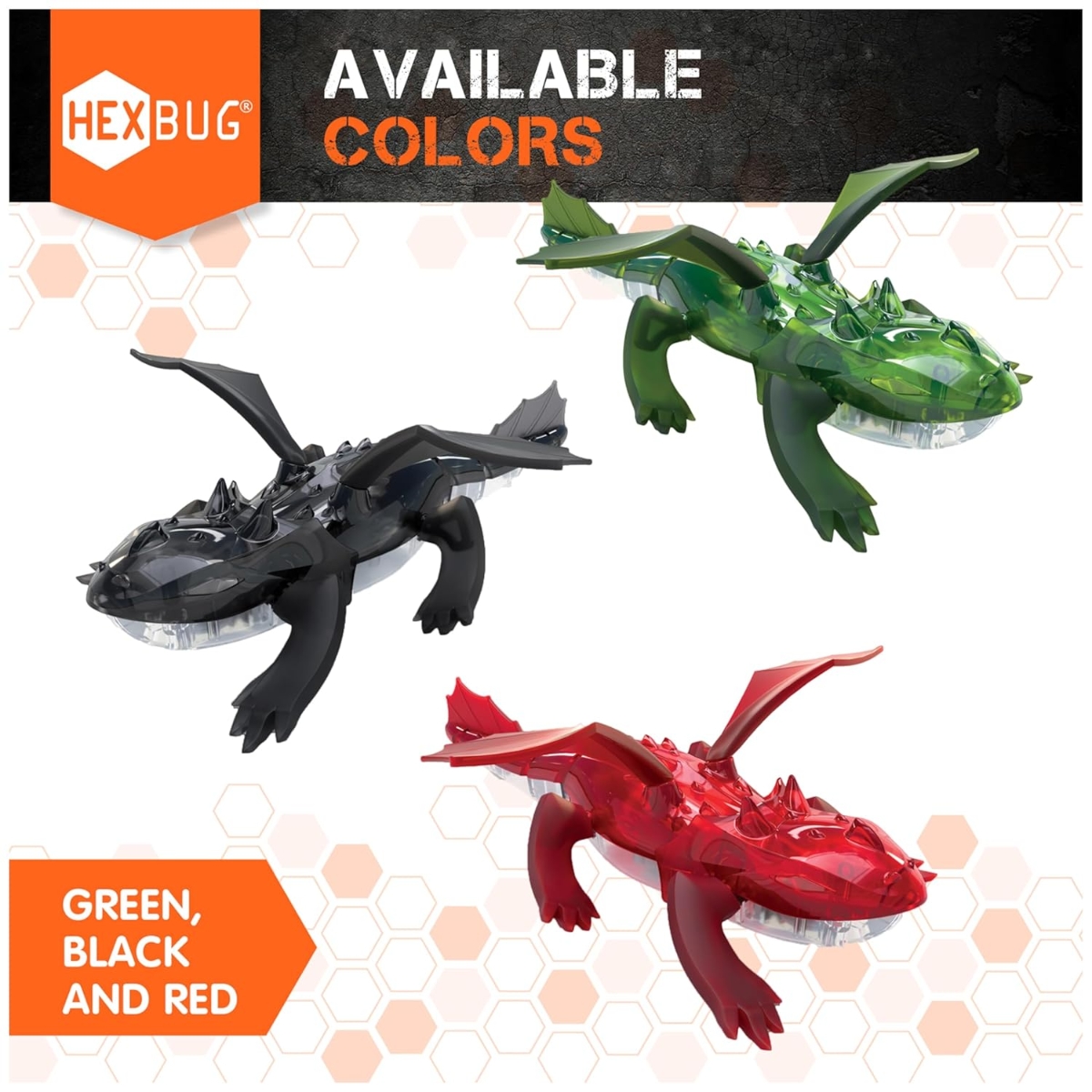 هيكس بوتس تنين آلي بتحكم عن بعد متنوع للجنسين، 5-7 سنوات