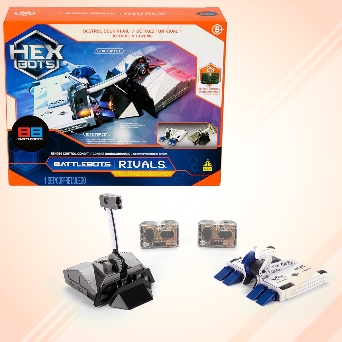 هيكس بوتس لعبة روبوت باتلبوتس ريفالز 4.0 بتحكم عن بعد للجنسين، 8-10 سنوات