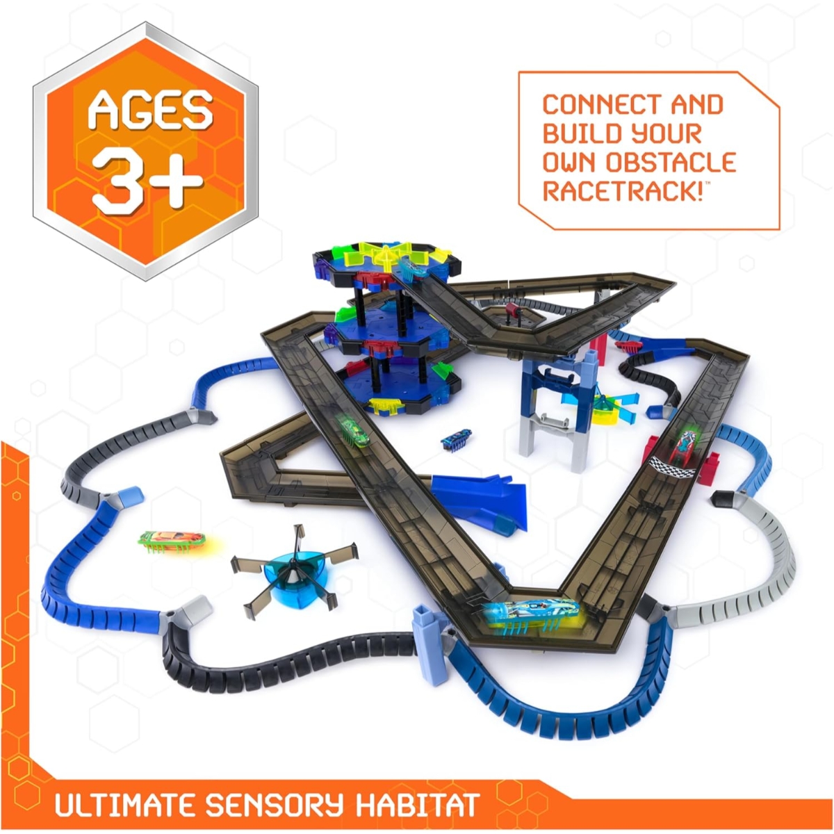 هيكس بوتس مجموعة لعب مضمار نانوتوبيا للجنسين، 3-4 سنوات