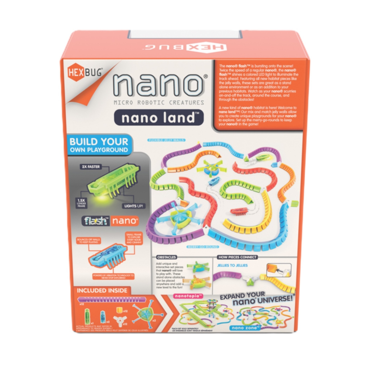 هيكس بغ مجموعة لعب نانو لاند منوعة للجنسين، 3-4 سنوات
