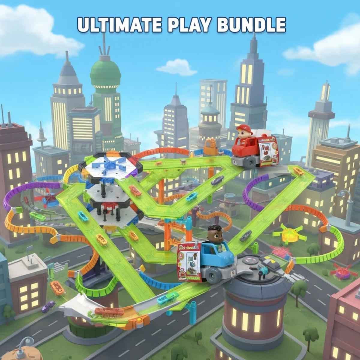 هيكس بَغ مجموعة نانو زون ونانو توبيا مع مجموعة بناء مركبة وشخصية من كوكوميلون، للجنسين، 3-4 سنوات