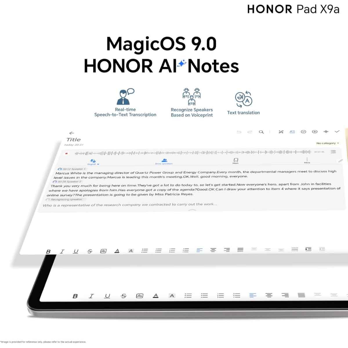 هونر باد X9a واي فاي جهاز لوحي أندرويد 8 جيجابايت رام 128 جيجابايت - رمادي