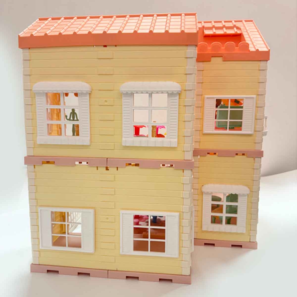 هوايدا تويز مجموعة فيلا ودمية، للجنسين، 3-4 سنوات