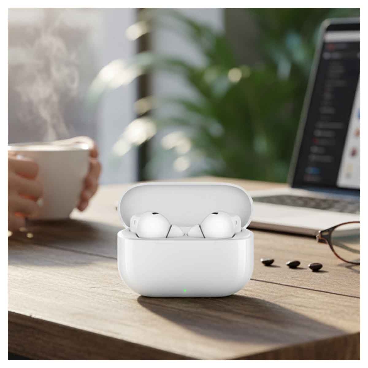 هواوي فري بودز SE 4 سماعات لاسلكية مع عزل ضوضاء ANC – أبيض