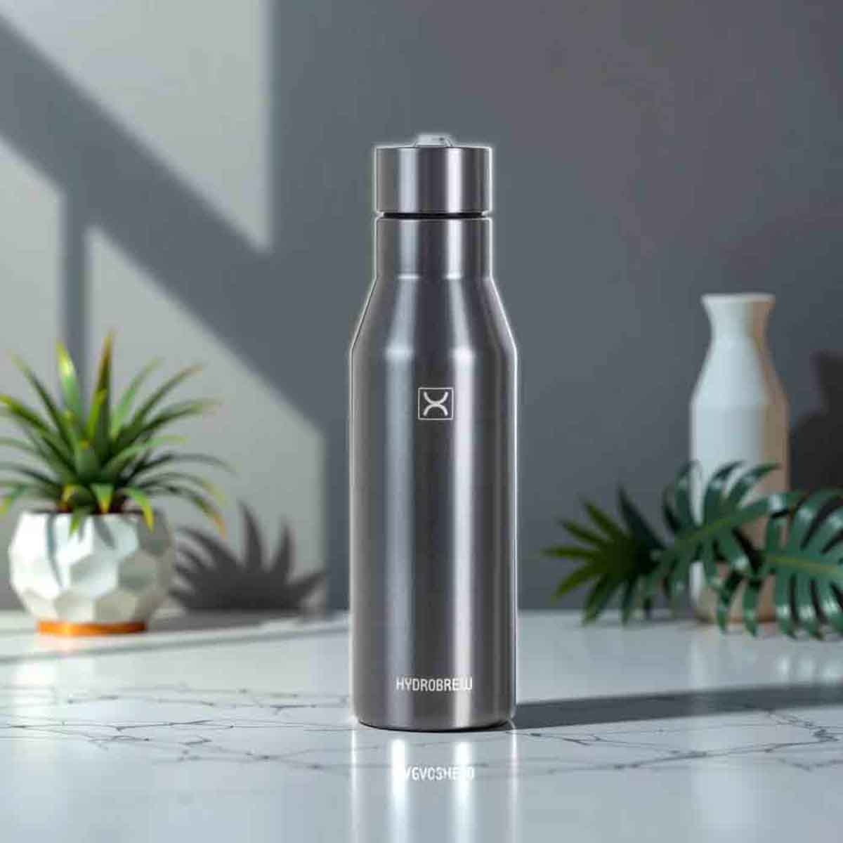 هايدروبرو زجاجة ماء ستيل 1 لتر