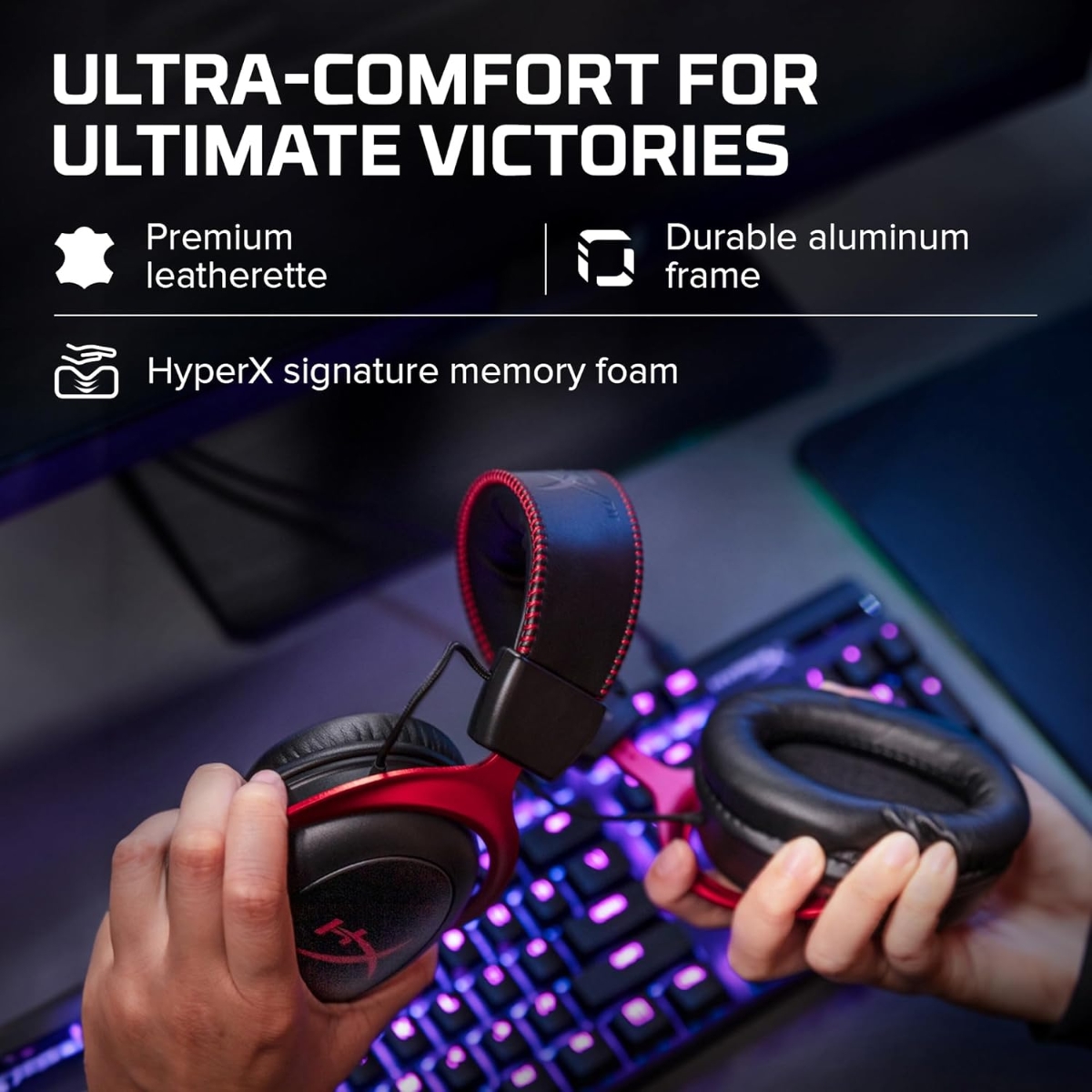 هايبر إكس كلاود 2 سماعة رأس ألعاب سلكية