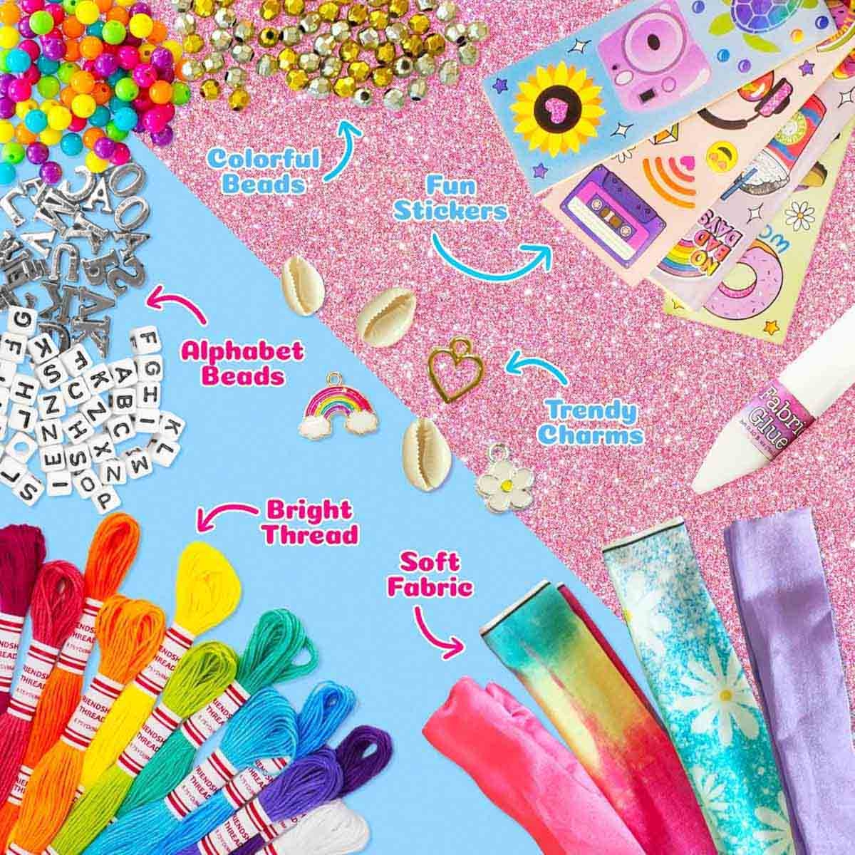 آيلي مجموعة صنع مجوهرات ديلوكس للبنات، عمر 5-7 سنوات