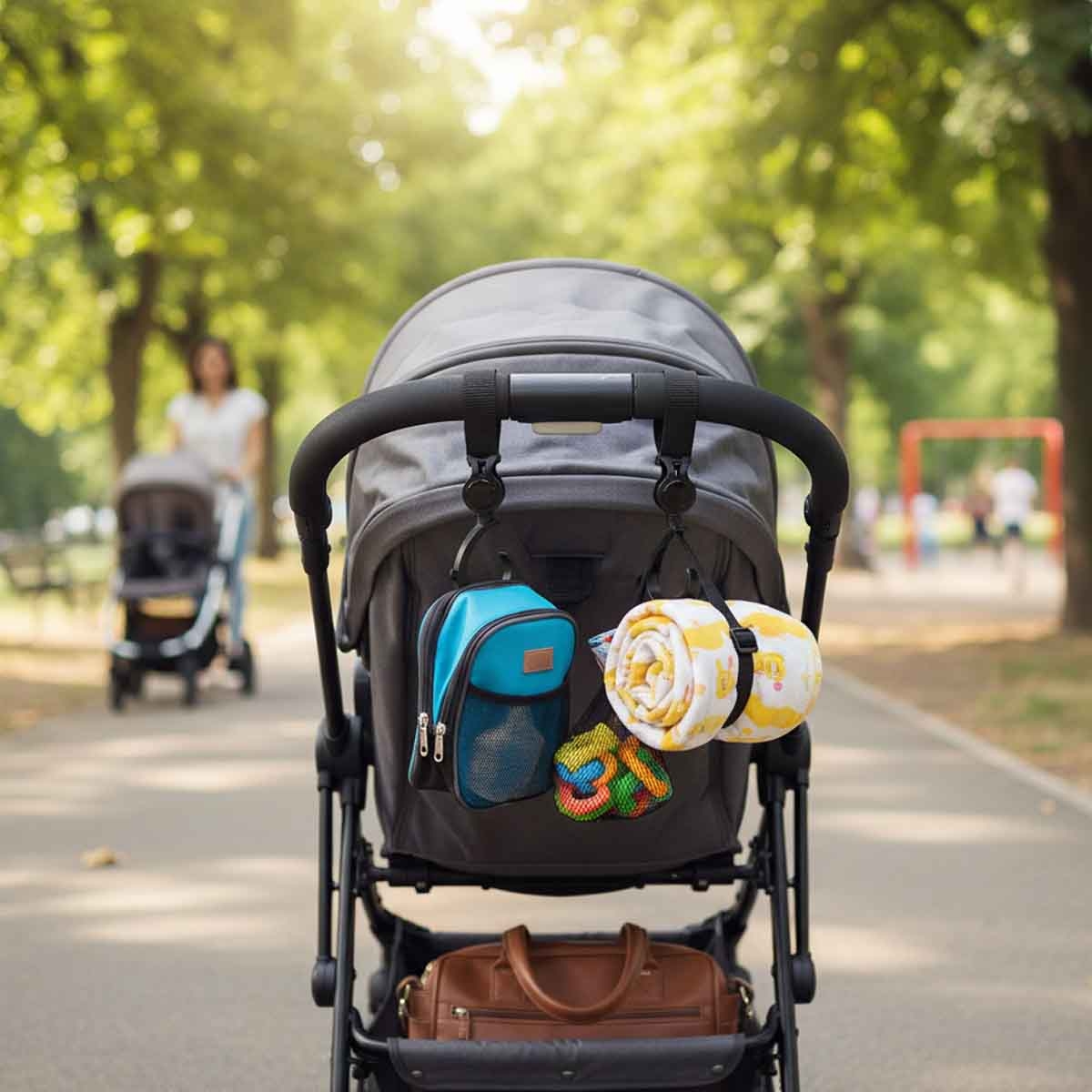 إنسولار مجموعة 2 خطاف عالمي لعربات الأطفال