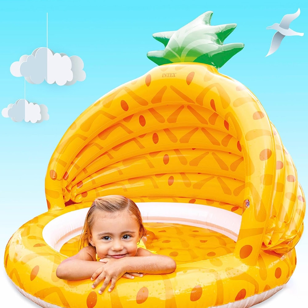 إنتكس مسبح الأطفال على شكل أناناس للجنسين، 3-4 سنوات