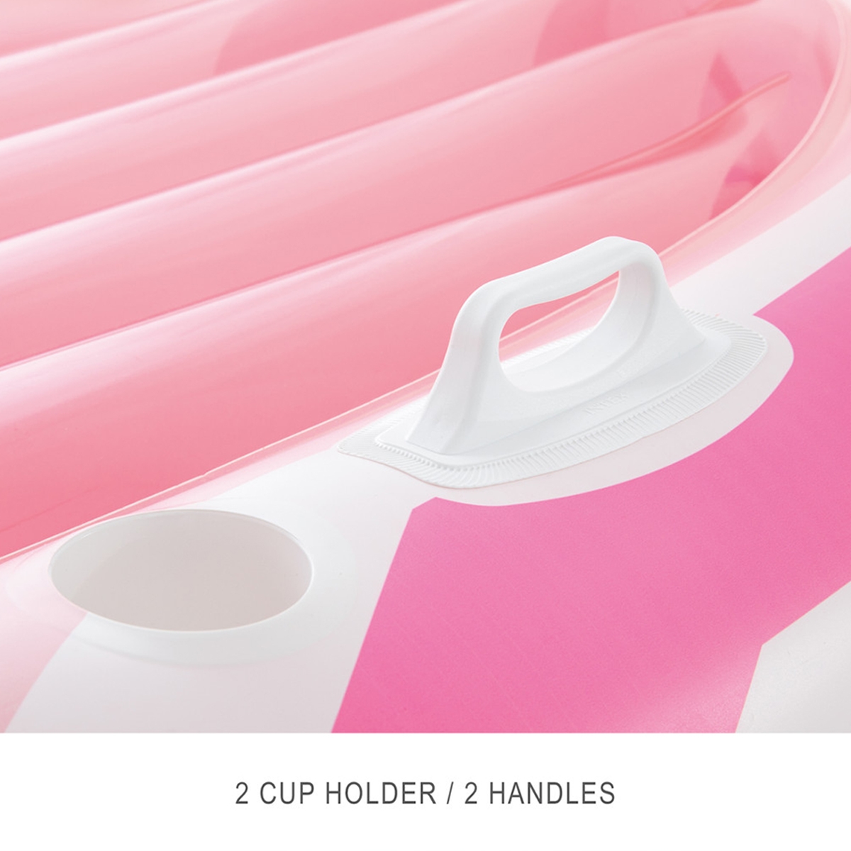 إنتكس عوامة قارب بينك بارادايس للمسبح مع مظلة، للجنسين، من عمر 13 سنة فما فوق