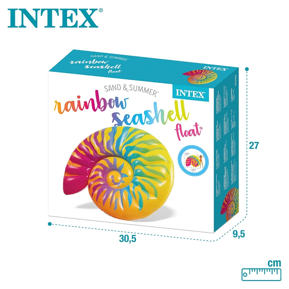 إنتكس عوامة قوس قزح على شكل صدفة للجنسين، 13 سنة فما فوق