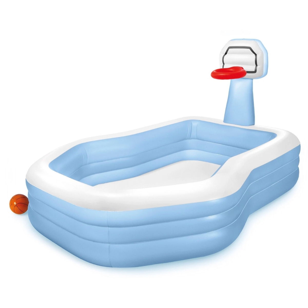 إنتكس مسبح عائلي سنتر مع لعبة السلة للجنسين، 3-4 سنوات