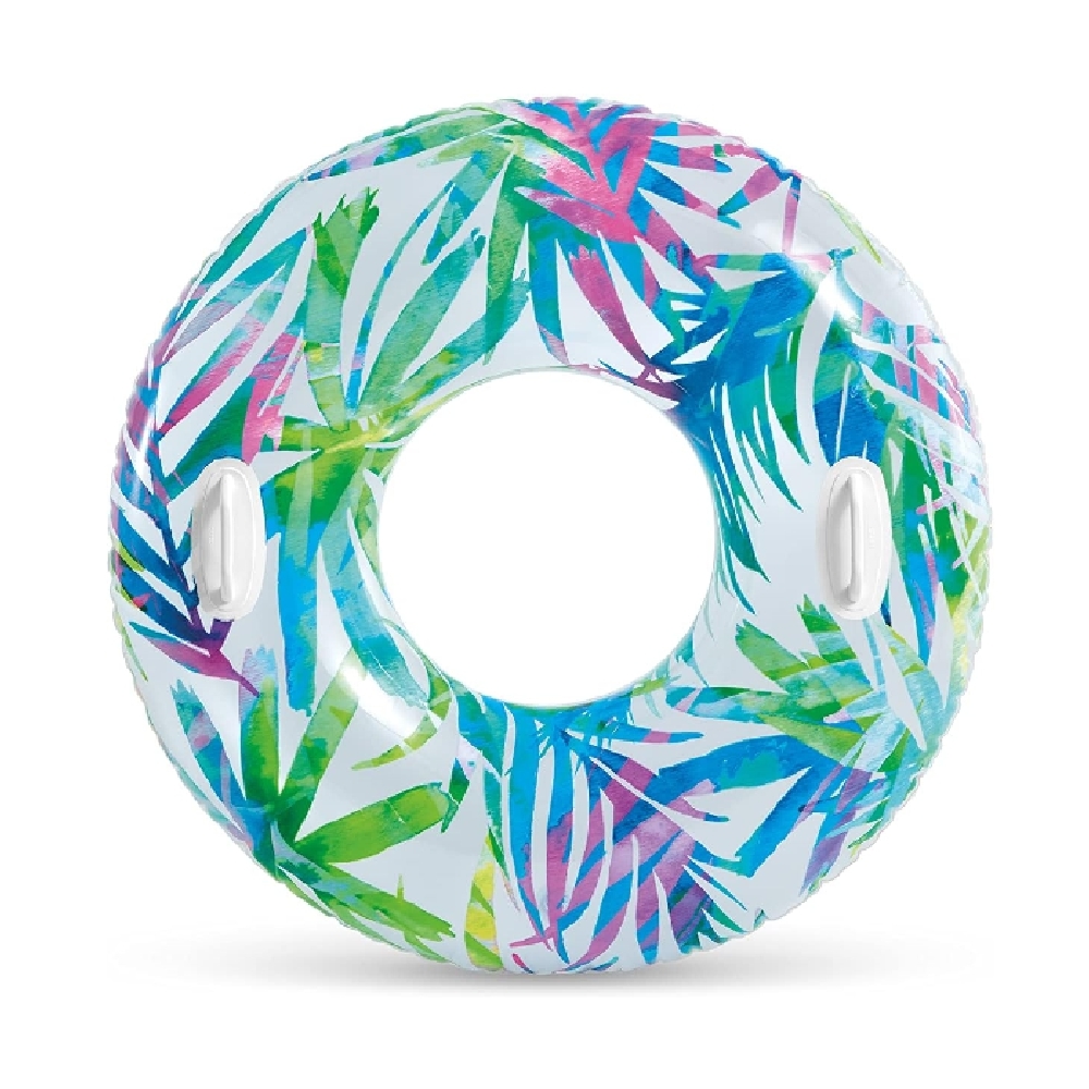 إنتكس عوامة أنبوب شفاف بنقشة زهرة استوائية للجنسين، من 8 إلى 10 سنوات