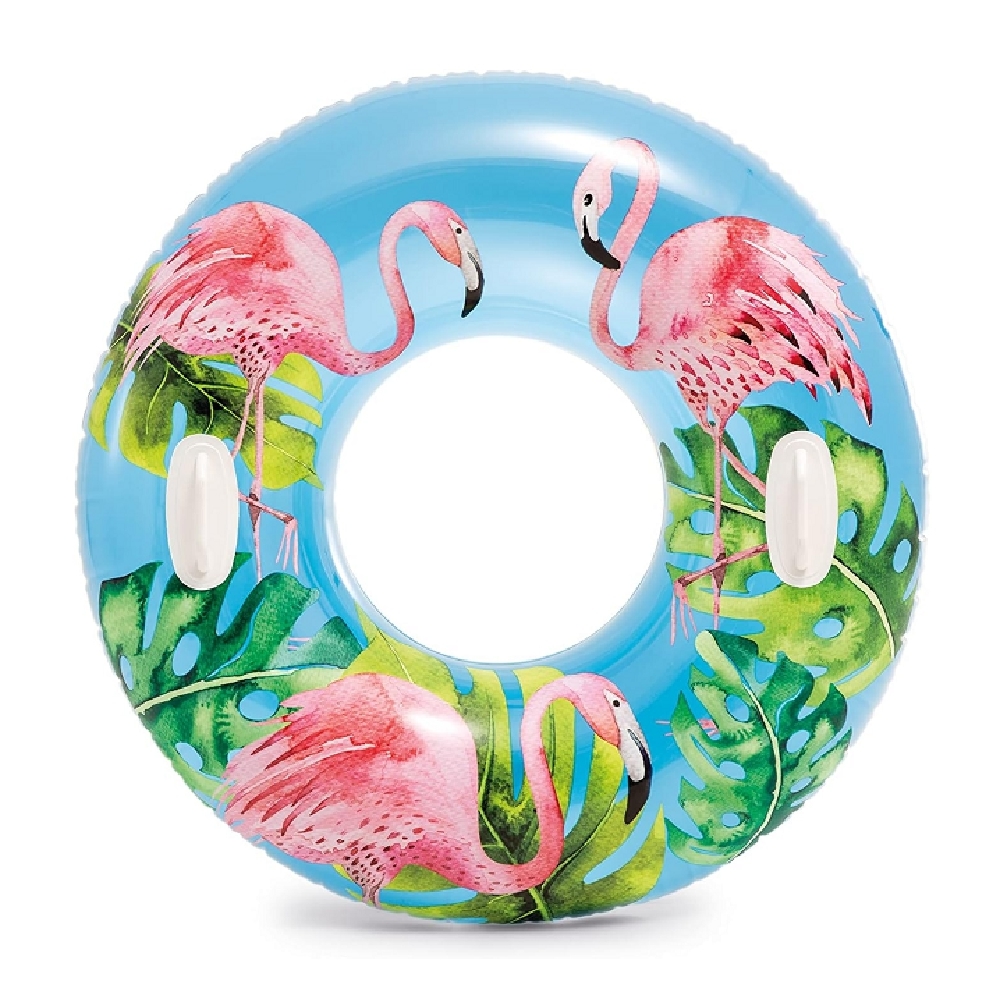 إنتكس عوامة أنبوب شفاف بنقشة زهرة استوائية للجنسين، من 8 إلى 10 سنوات