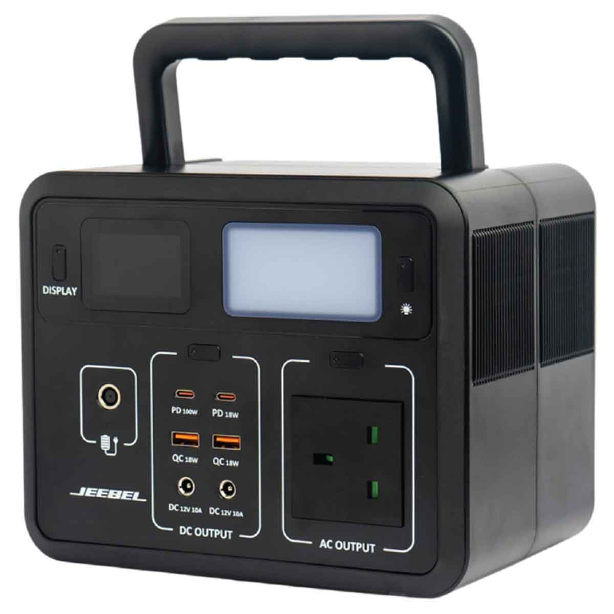 جيبل محطة طاقة محمولة LiFePo4 بقدرة 300 واط ومخرج AC وسعة 90000mAh