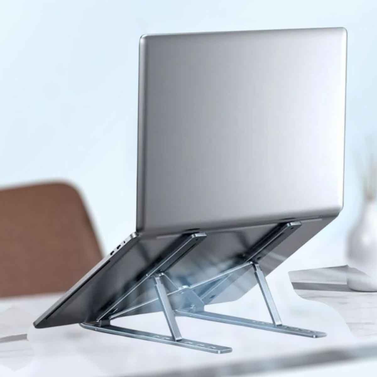 جيبل حامل لابتوب قابل للطي بتصميم ألمنيوم