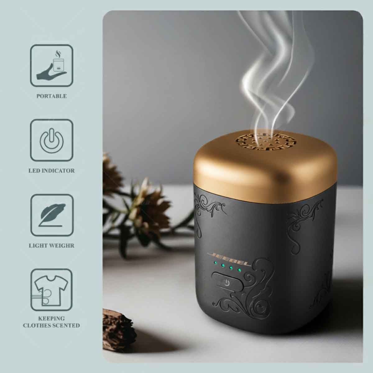 جيبل مبخرة إلكترونية قابلة لإعادة الشحن عبر USB-C