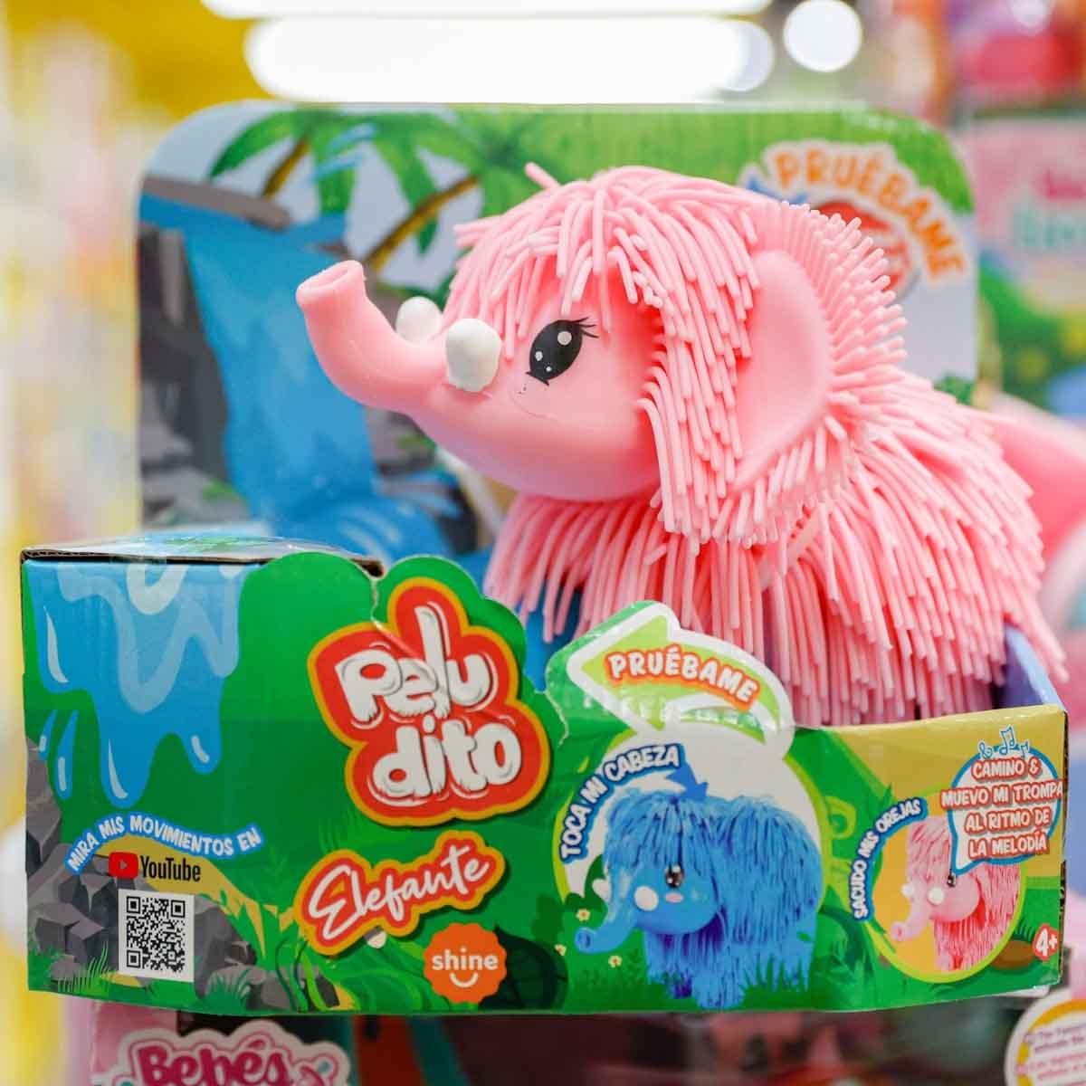 جيغلي بيتس فيل وردي مطاطي متحرك مع الأصوات والتأثيرات للأطفال من عمر 5 إلى 7 سنوات