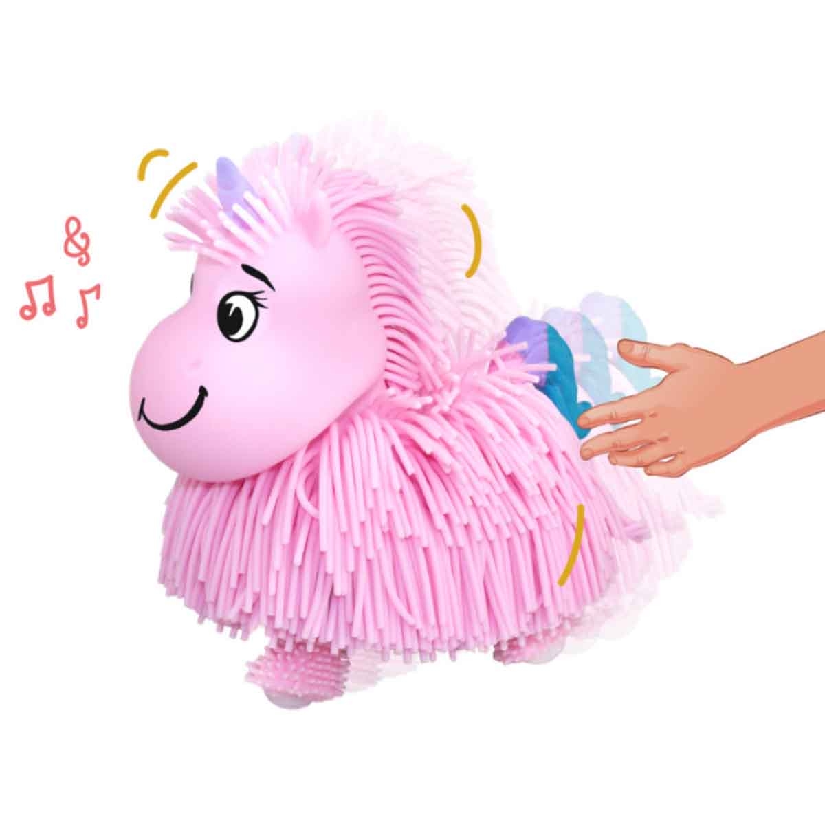 جيغلي بيتس تمثال وجه يونيكورن وردي للأطفال من عمر 5 إلى 7 سنوات