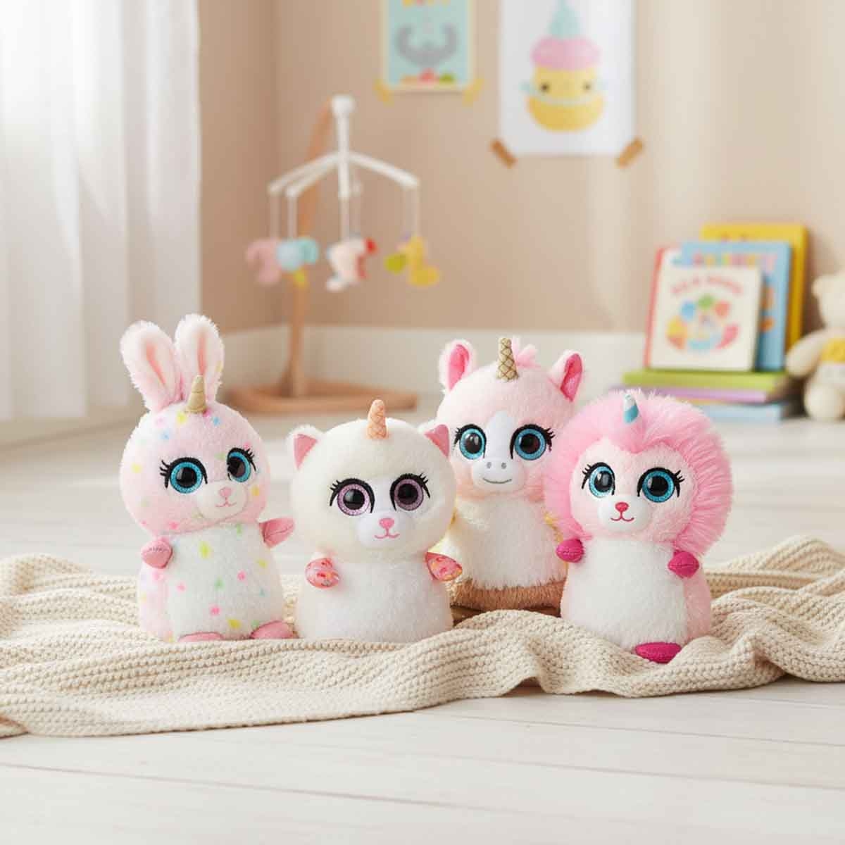 كيل تويز لعبة دمية محشوة موتسو برائحة حلوة 5.5 انش بتصاميم متنوعة للأطفال الرضع، 0-2 سنوات