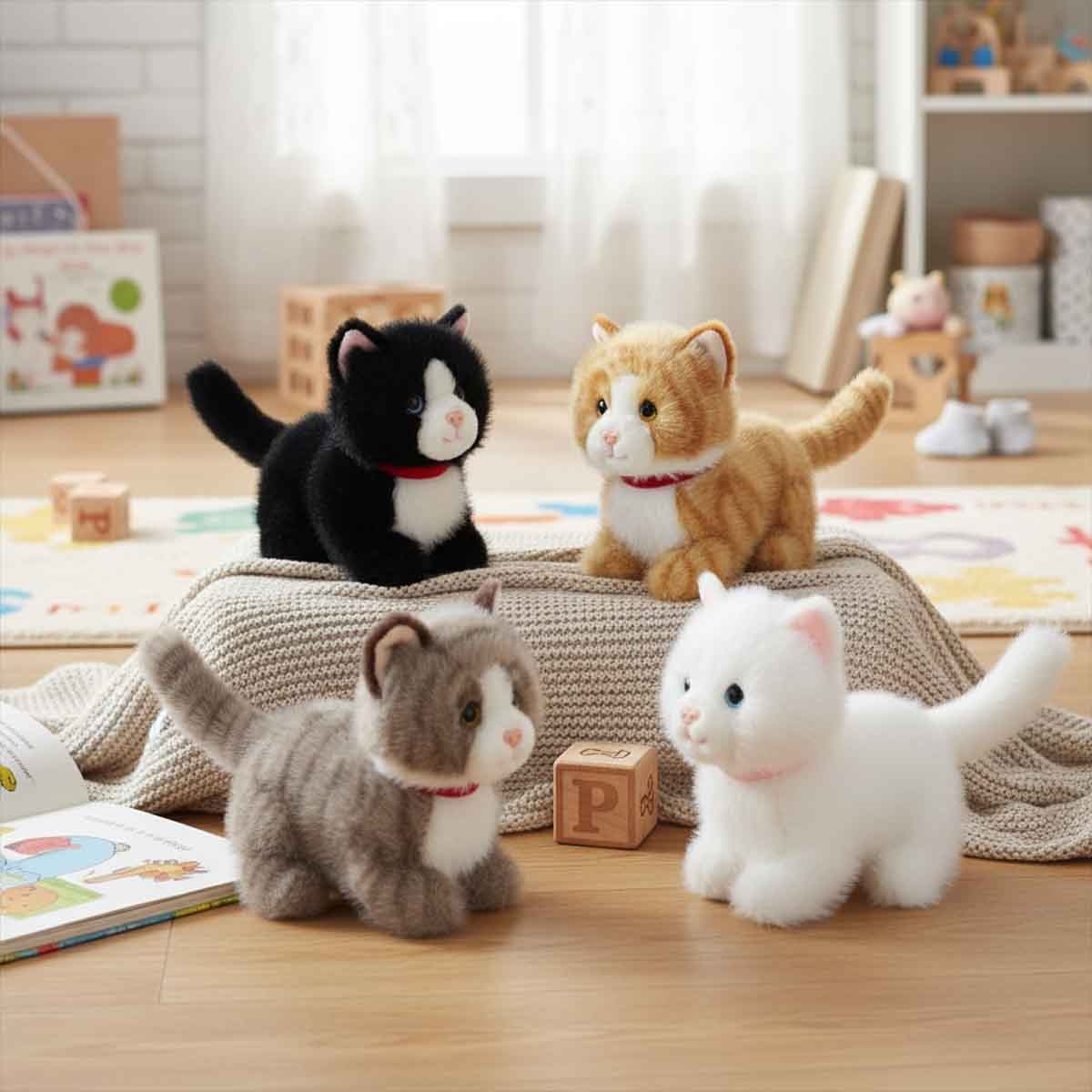 كيل تويز لعبة دمية محشوة كيليكو كيتي لاف قابلة للاقتناء 7 انش بتصاميم متنوعة للأطفال الرضع، 0-2 سنوات